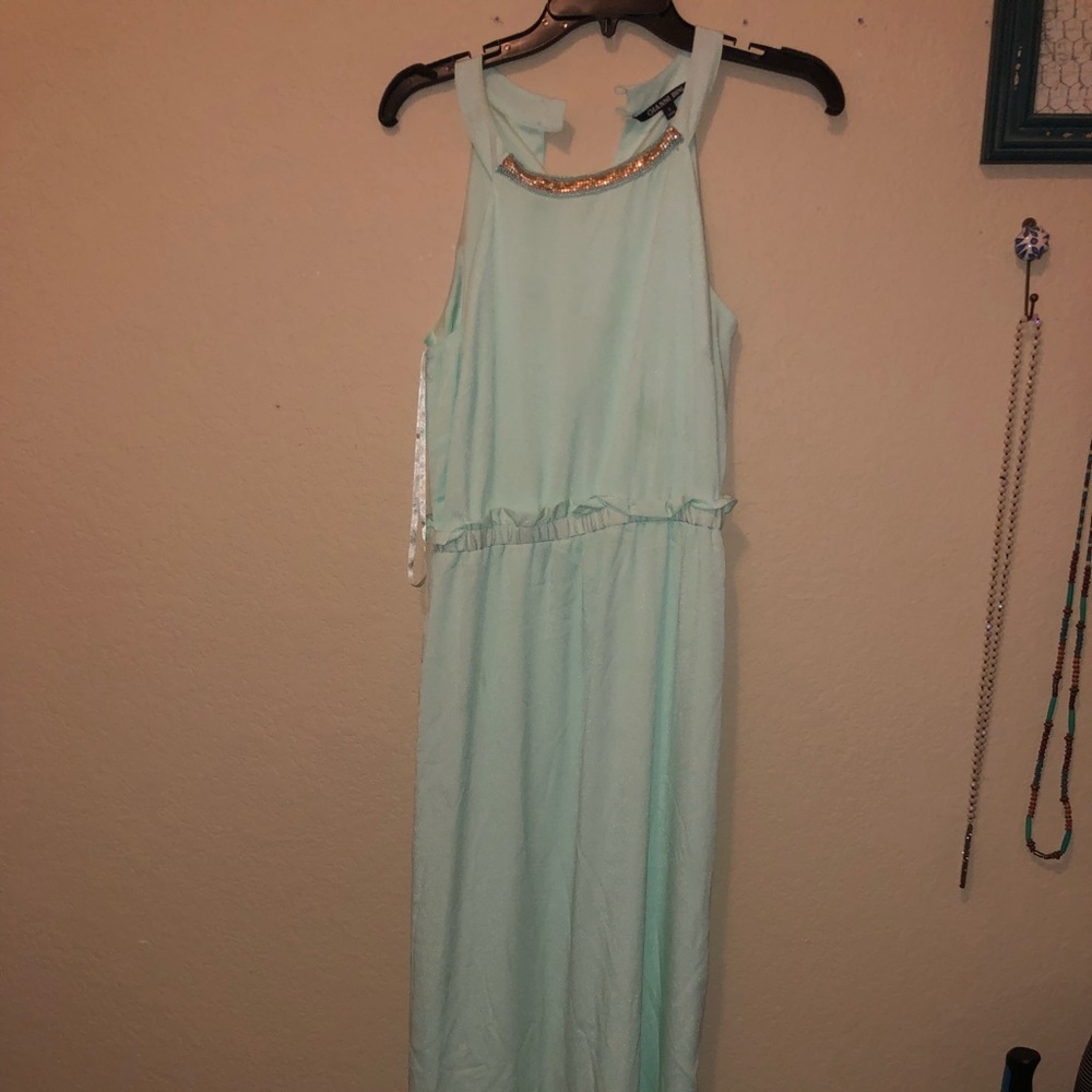 Mint A-line maxi